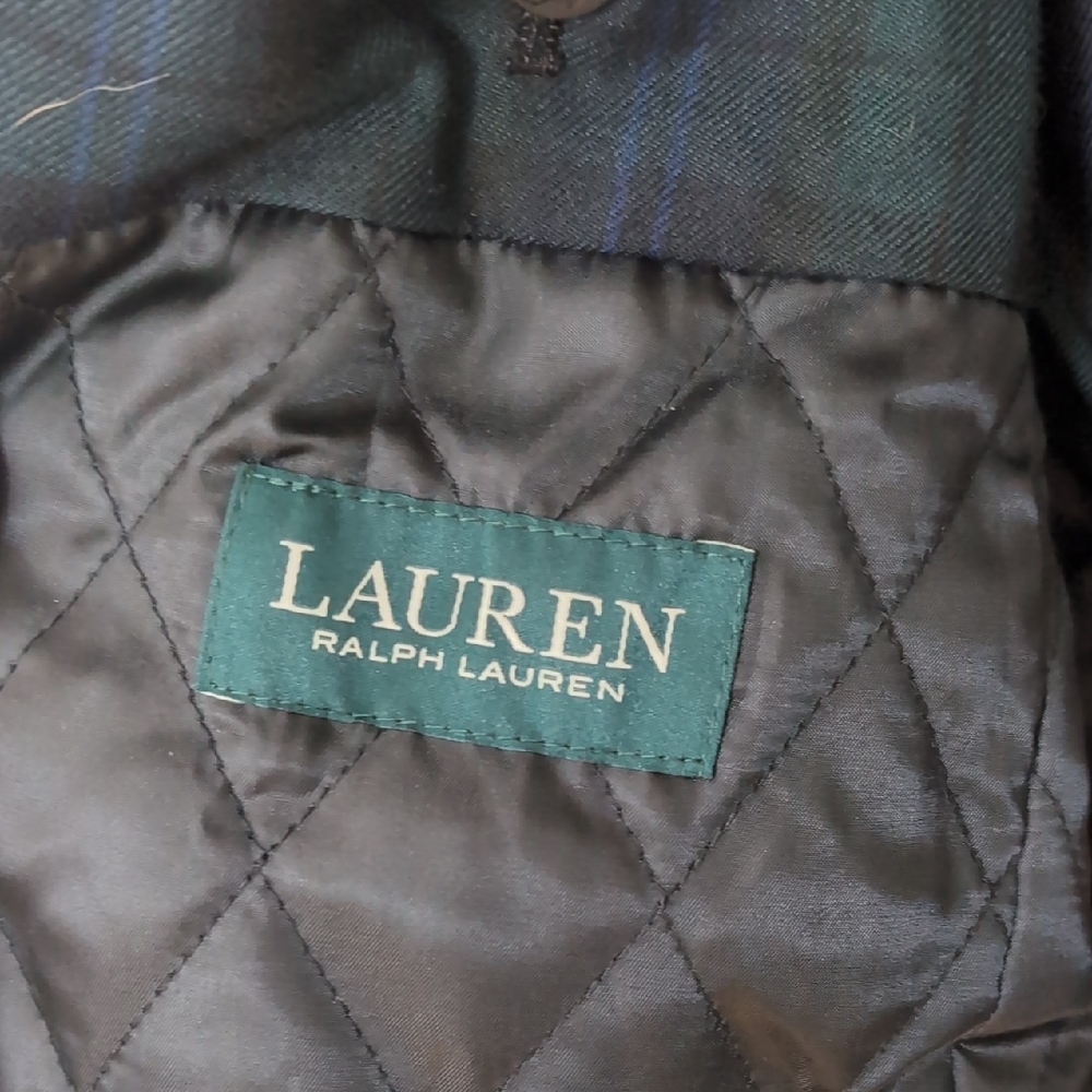 Ralph Lauren Black Peacoat Elegant Outerwear - Picture 2 of 4
